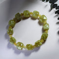 JHUMEN Golden Lepidolite Bracelet, natural crystal jewelry