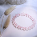 JHUMEN Rose Quartz Bracelet natural gemstone bracelet