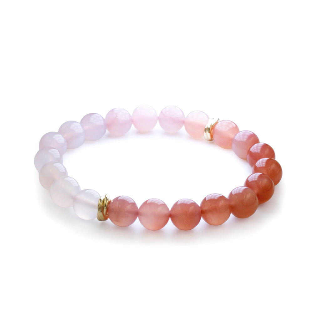 jhumen beaded bracelet Crimson Quartz Bracelet