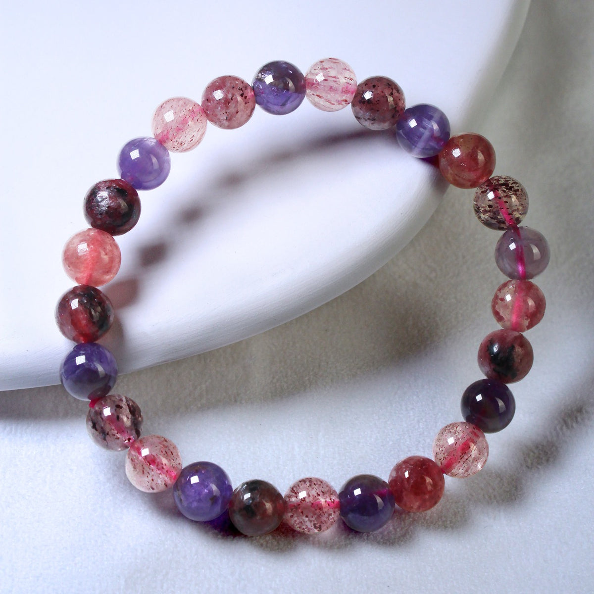 jhumen natural crystal bracelet beaded bracelet